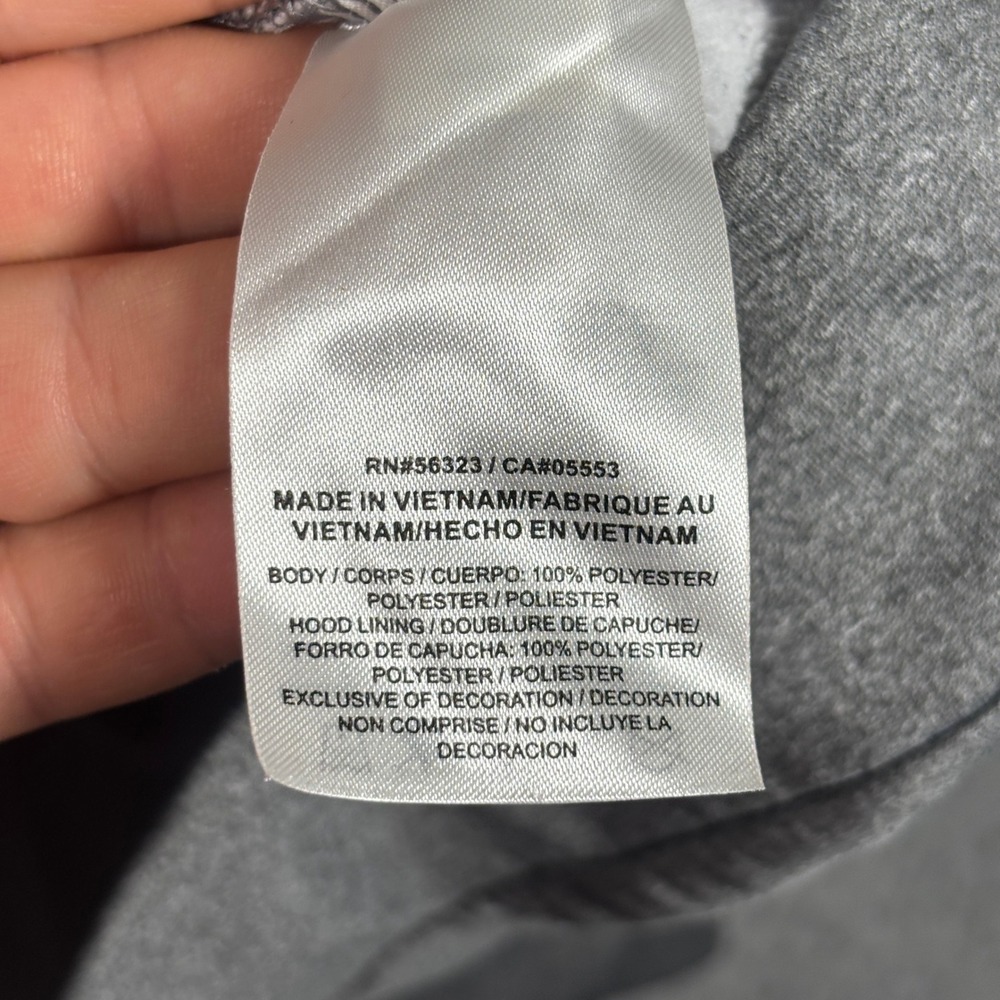 Nike Hoodie Mens L Gray Therma-FIT Camo Swoosh Pullover Athletic Raglan Top - Picture 5 of 9